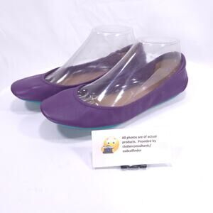 Tieks Casual Slip On Ballet Flat Womens Size 8 Purple Blue